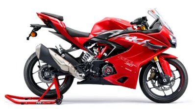 TVS APACHE RR 310 BSIV BASE (WITHOUT QUICK SHIFTER) RED