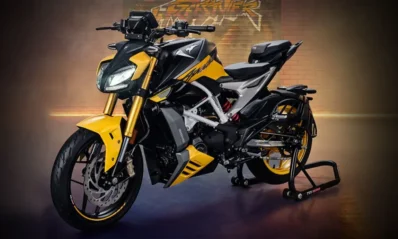 TVS APCHE RTR 310 BASE YELLOW (QUICK SHIFTER)