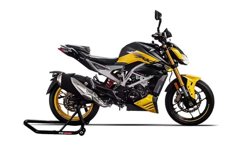 TVS APCHE RTR 310 BASE YELLOW (QUICK SHIFTER)
