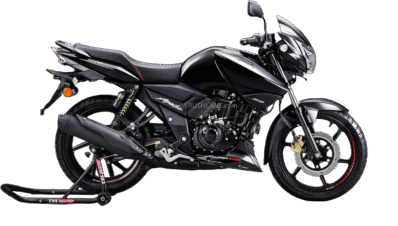 TVS APACHE RTR 160 2V (Single Disc) ABS (RM) (ALL BLACK EDITION)