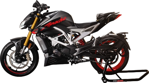 TVS Apache RTR 310 Dynamic Pro Kit Gloss Black